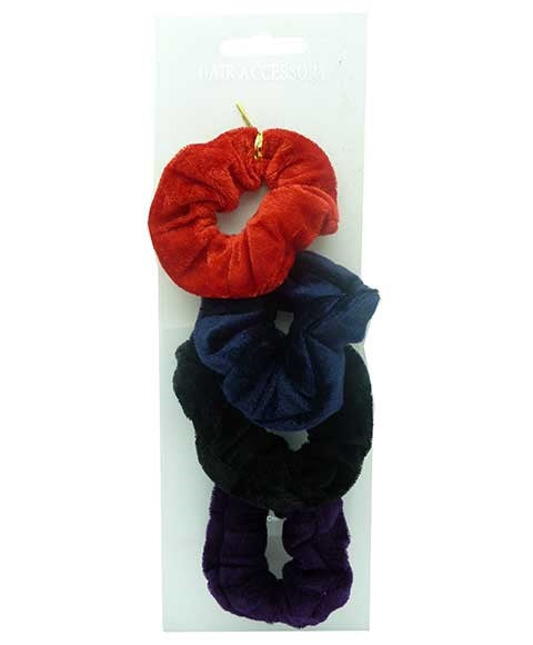 Beauty Collection Hair Accessory Ponytail Velvet Scrunchie RS25D Mix