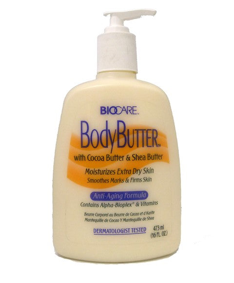 BioCare Body Butter With Cocoa And Shea Butter Anti Aging Pump Lotion