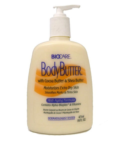 BioCare Body Butter With Cocoa And Shea Butter Anti Aging Pump Lotion 473ml