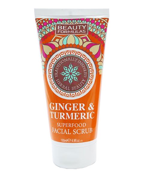 Beauty Formulas Ginger And Turmeric Superfood Facial Scrub