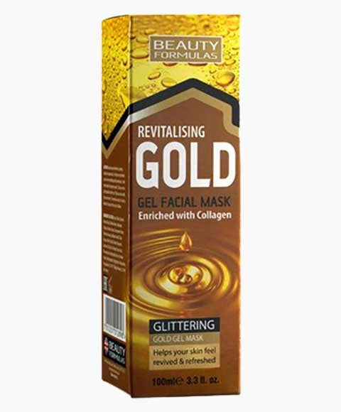 Beauty Formulas Revitalising Gold Gel Facial Mask