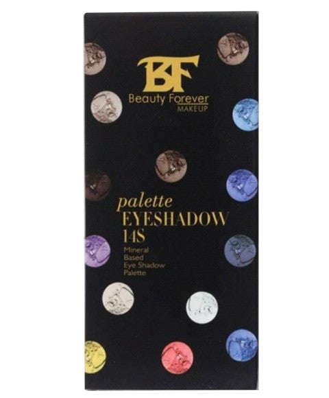 beauty forever BF Mineral Based 14S Eye Shadow Palette 104