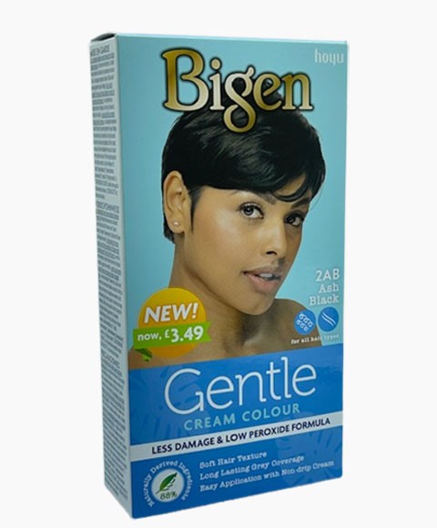 Bigen Color Gentle Cream Colour 2AB Ash Black