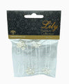 Bellissemo Lily Premium Collection Hair Pins Silver S1020