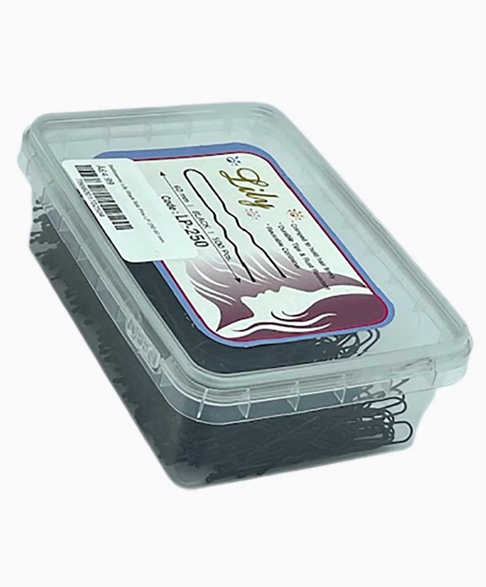 Bellissemo Lily Black Bob Pins LP 250 60mm