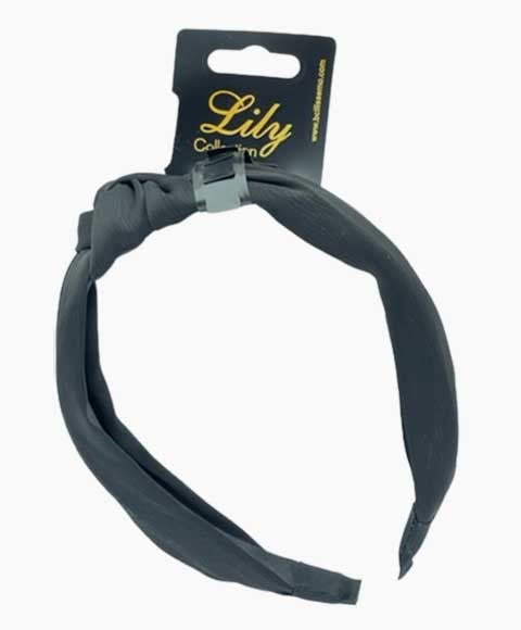 Bellissemo Lily Collection Satin Knotted Headband RS255BK