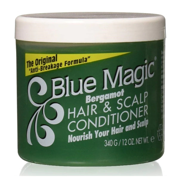 Blue Magic Hair Care - Bergamot Hair & Scalp Conditioner 390g Anti Breakage Formula - Afro Hair Boutique