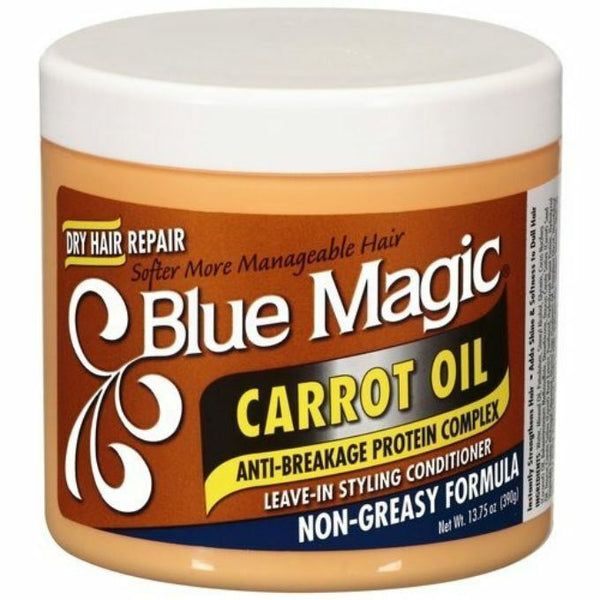 Blue Magic Hair Care - Carrot Oil Anti Breakage Leave in Styling Conditioner 390g - Afro Hair Boutique
