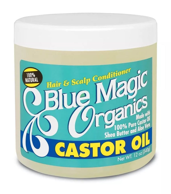 Blue Magic Hair Care - Organics Castor Oil-Hair & Scalp Conditioner 340g - Afro Hair Boutique