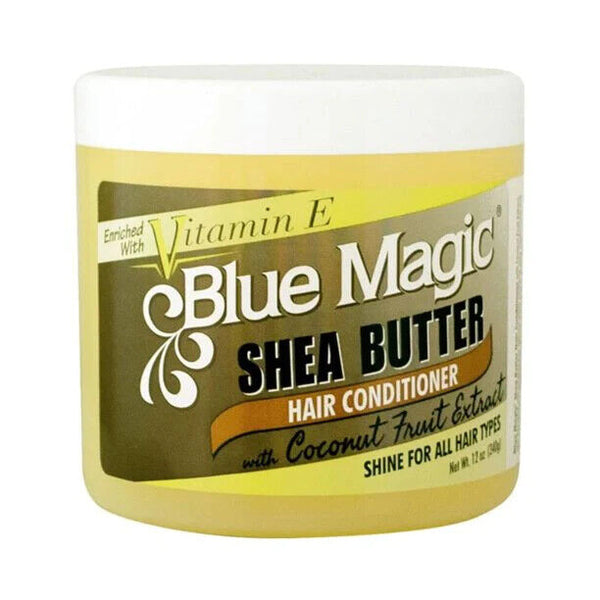 Blue Magic Hair Care - Shea Butter Hair Conditioner 340g With Coconut Fruit Extract - Afro Hair Boutique