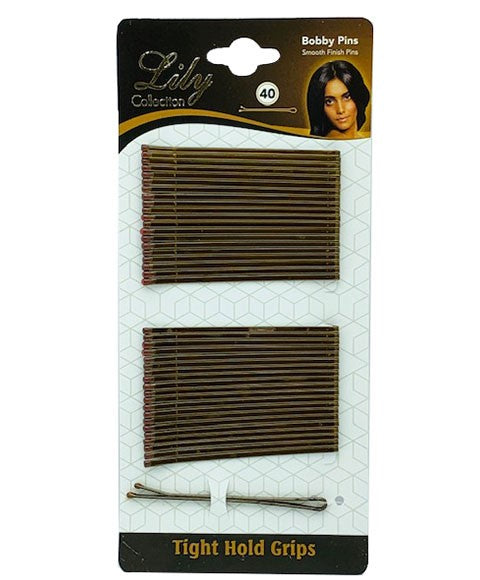 Bellissemo Lily Bob Pins Card Brown