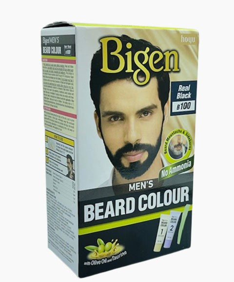 Bigen Color Mens Beard Colour Real Black B100