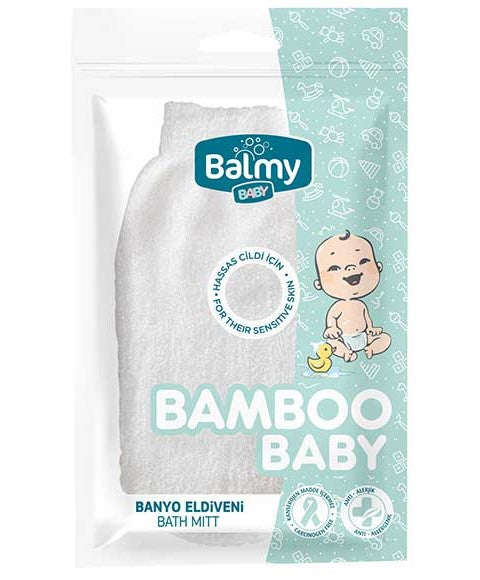 Balmy Naturel  Bamboo Baby Bath Mitt