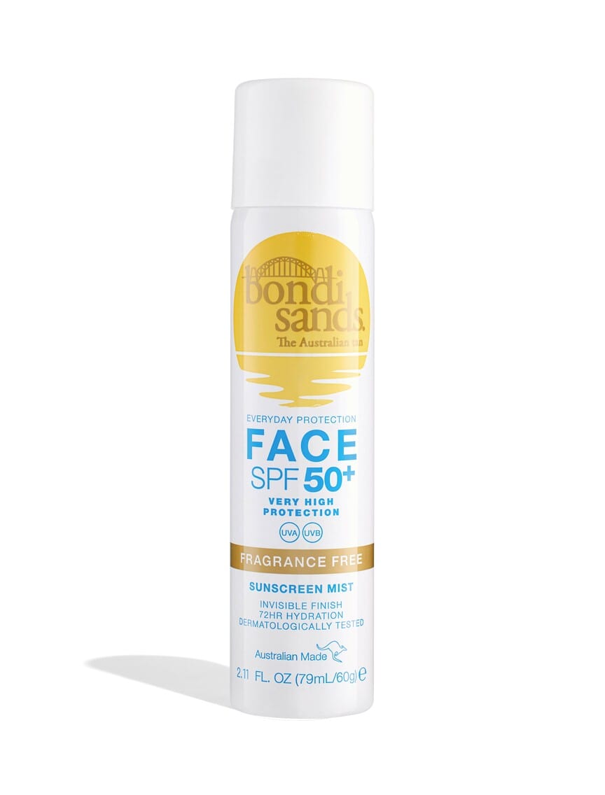 Bondi Sands Face Sunscreen Mist SPF50 79ml