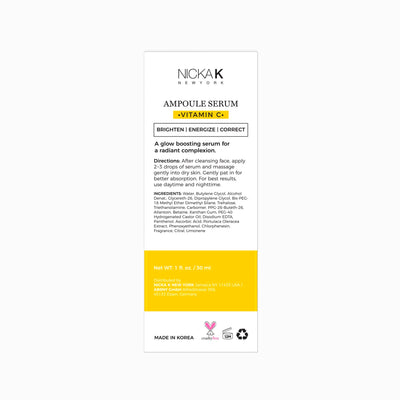 NICKA K NEWYORK Nicka K Brighten Vitamin C Ampoule Serum 30ml