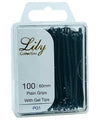 Bellissemo Lily Collection Plain Grips With Gel Tips Black PG1