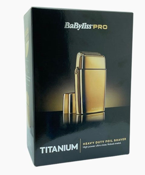 Babyliss  Pro Titanium Heavy Duty Foil Shaver Gold