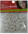 Bee Sales Rubber Bands White