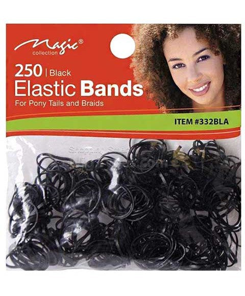 Bee Sales Magic Collection Clear Elastic Band Black