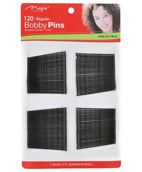 Bee Sales 120 Regular Bobby Pins 917BLA