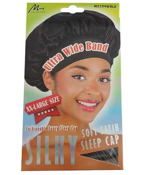 Murry Collection  Soft Satin Silky Sleep Cap