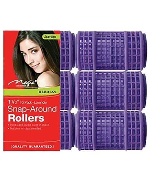 Bee Sales Snap Around Rollers 122J Lavender