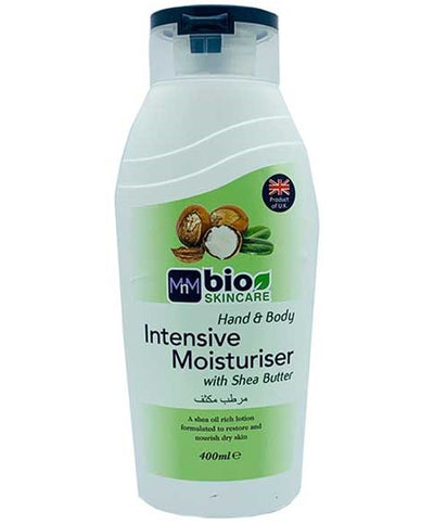 Bio Skincare Intensive Moisturiser With Shea Butter 400ml