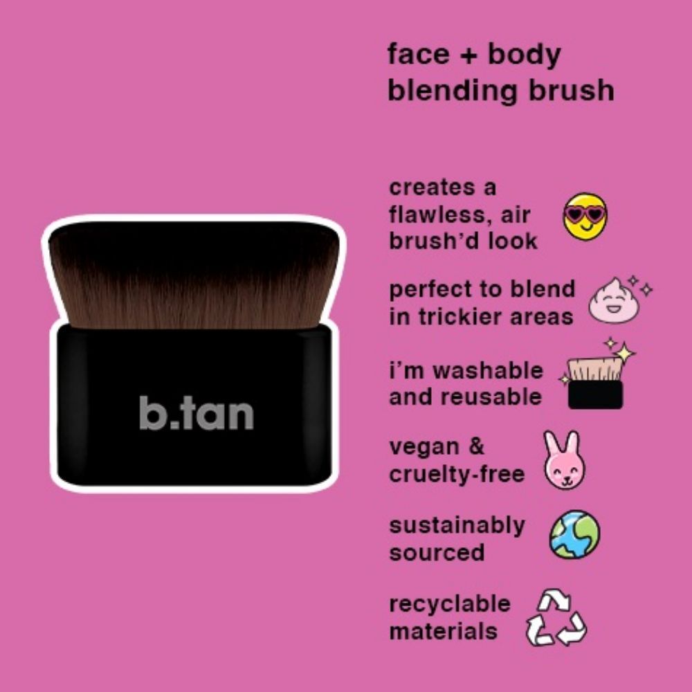 B Tan  Air Brush D Face And Body Blending Brush