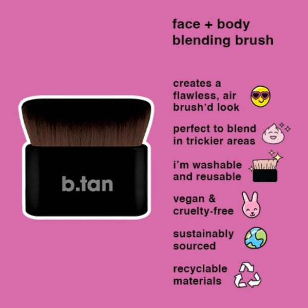 B Tan  Air Brush D Face And Body Blending Brush