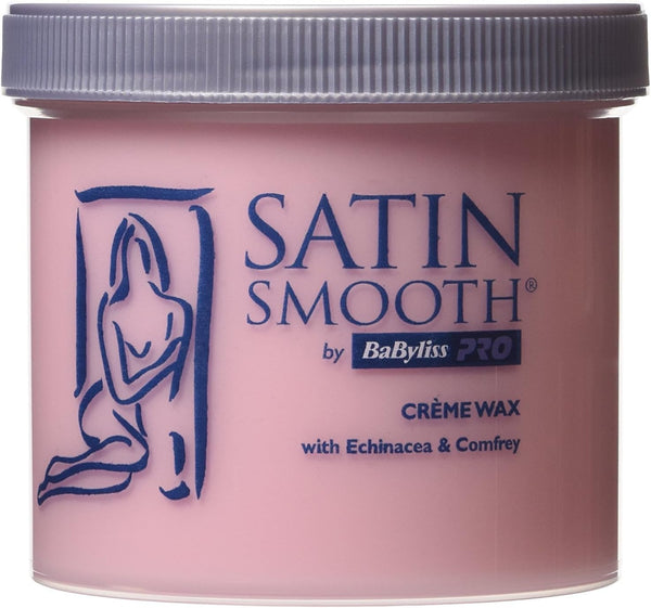 BaByliss Satin Smooth Creme Wax With Echinacea And Comfrey 425g - Afro Hair Boutique