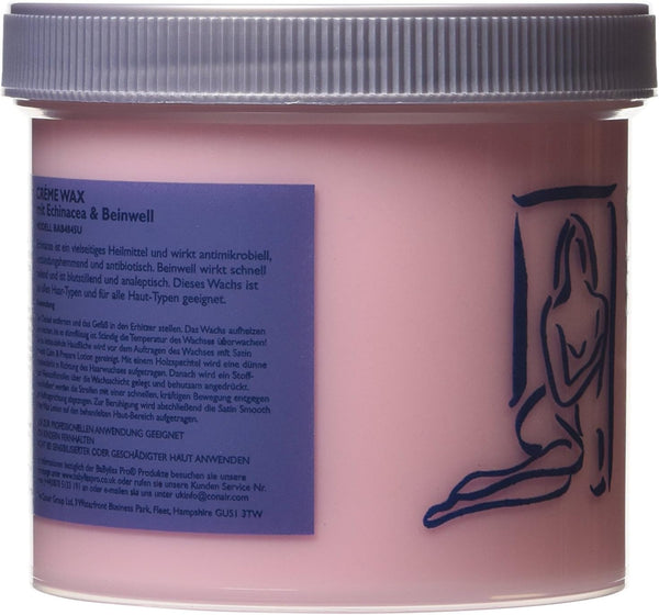BaByliss Satin Smooth Creme Wax With Echinacea And Comfrey 425g - Afro Hair Boutique