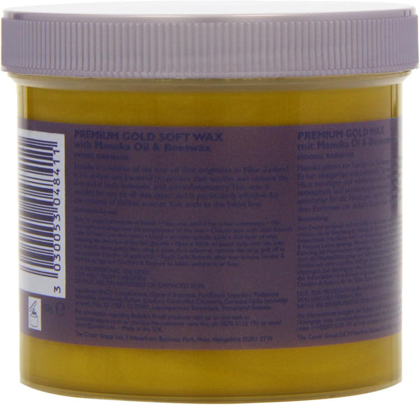 BaByliss Satin Smooth Premium Gold Soft Wax 425g - Afro Hair Boutique