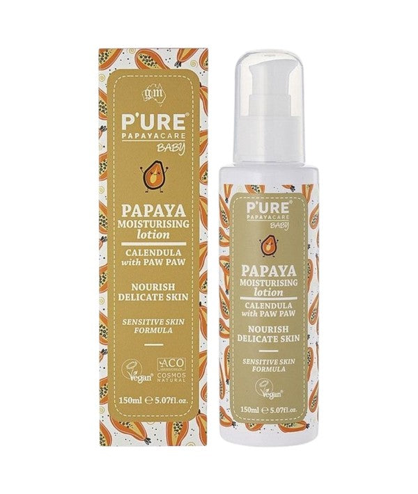 Pure Papayacare  Baby Papaya Calendula With Paw Paw Moisturising Lotion