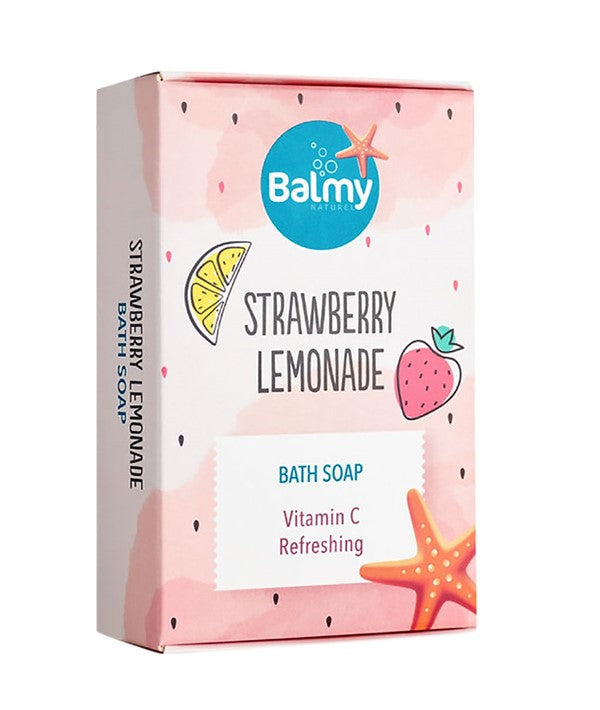 Balmy Naturel  Strawberry Lemonade Scented Bath Soap 