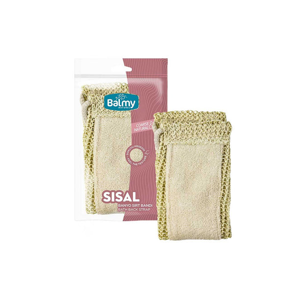 Balmy Naturel Coarse And Natural Sisal Bath Back Strap - Afro Hair Boutique