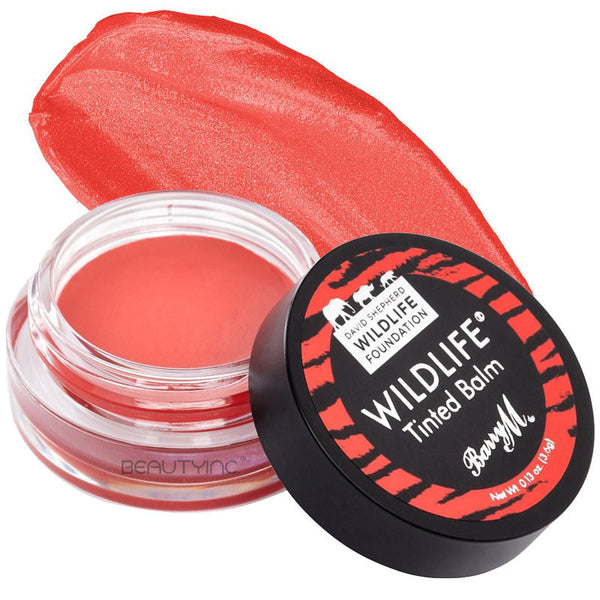 Barry M Wildlife Tinted Lip Balm Untamed Red 3.6g - Afro Hair Boutique