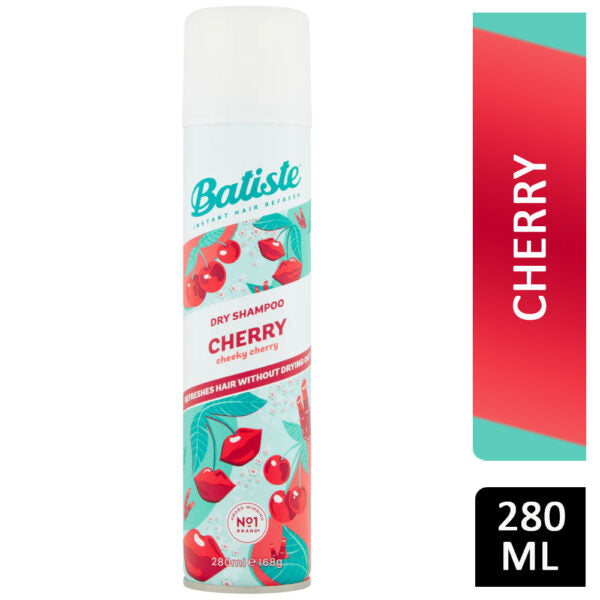 Batiste Dry Shampoo Spray Cheeky Cherry 280ml - Afro Hair Boutique