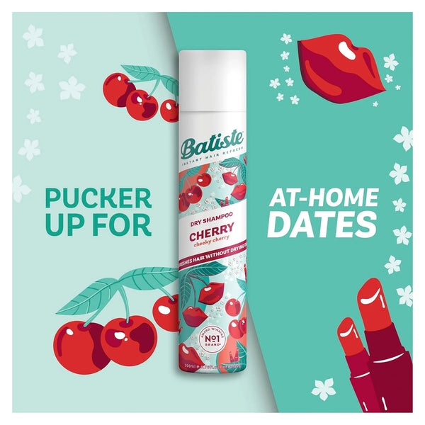 Batiste Dry Shampoo Spray Cherry 200ml - Afro Hair Boutique