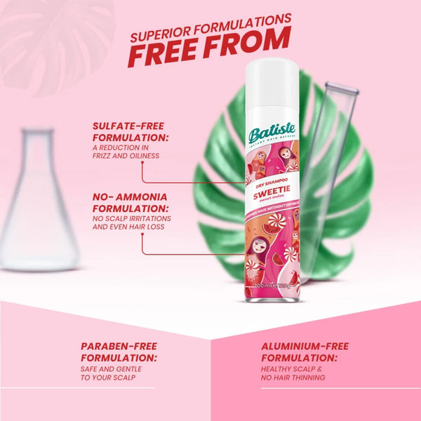 Batiste Dry Shampoo Spray Sweetie Sweet Melon 280ml