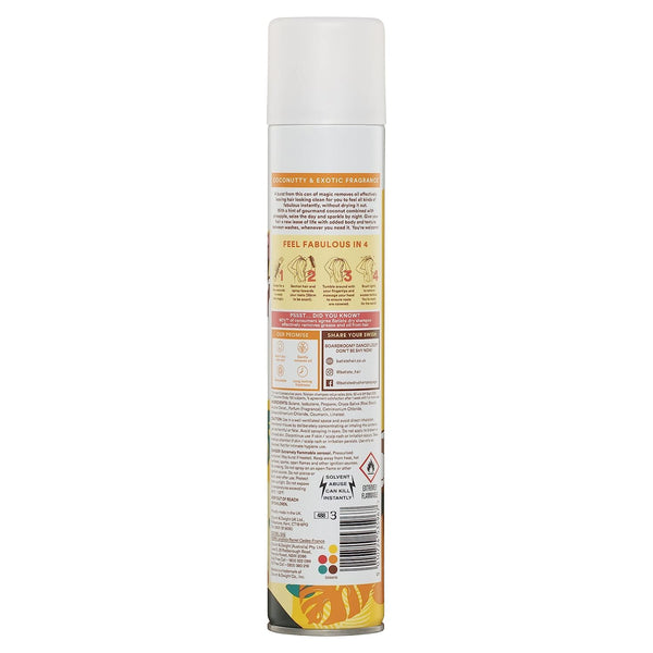 Batiste Dry Shampoo Spray Tropical Exotic Coconut 280ml / 200ml - Afro Hair Boutique