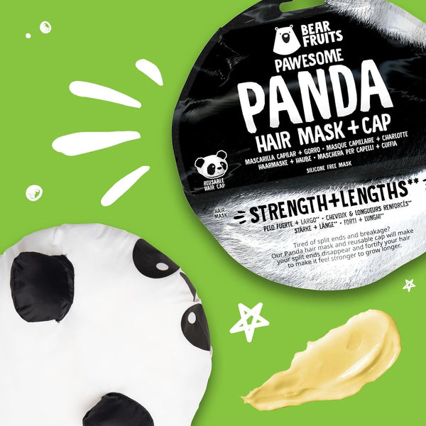 Bear Fruits Bamboo Panda Strength Plus Lengths Hair Mask With Cap
