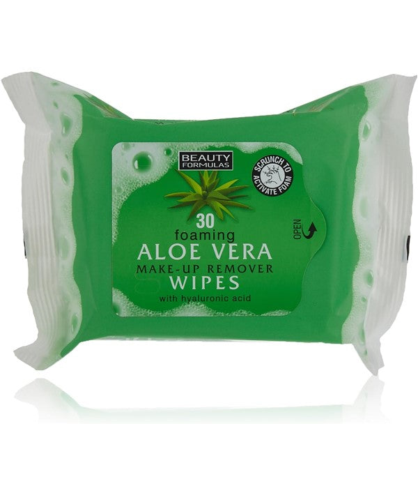 Beauty Formulas  Aloe Vera Make Up Remover Wipes With Hyaluronic Acid