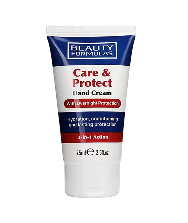 Beauty Formulas  Care And Protect 3 In 1 Action Hand Cream
