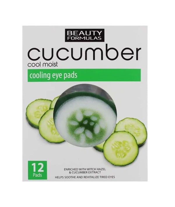 Beauty Formulas  Cucumber Cool Moist Cooling Eye Pads