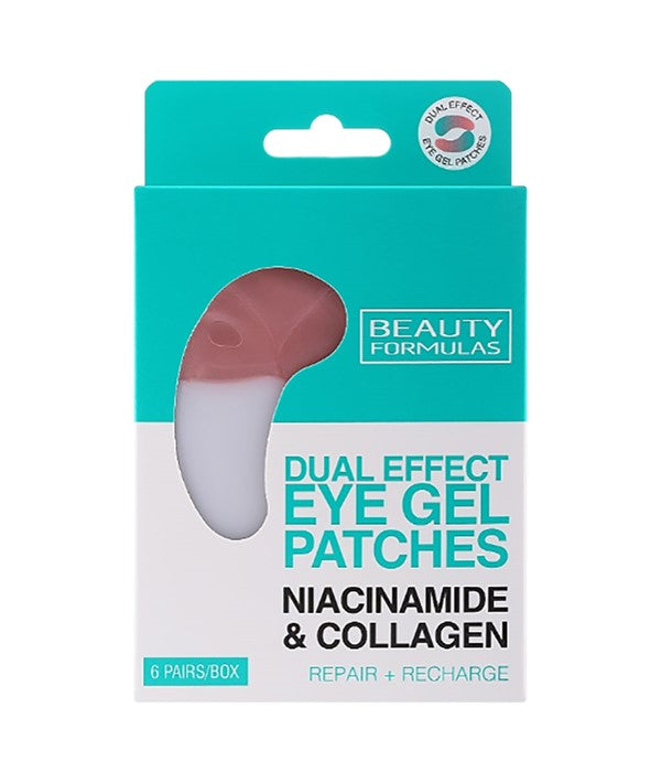 Beauty Formulas  - Dual Effect Eye Gel Patches With Niacinamide And Collagen
