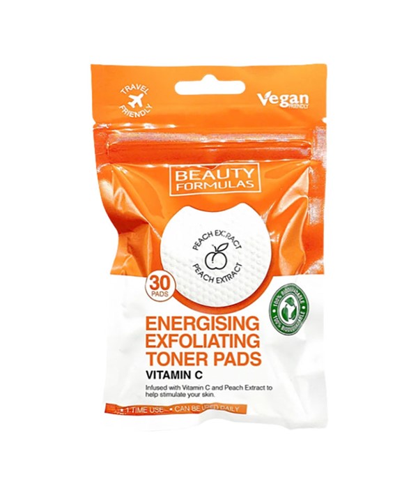 Beauty Formulas  Energising Vitamin C Exfoliating Toner Pads