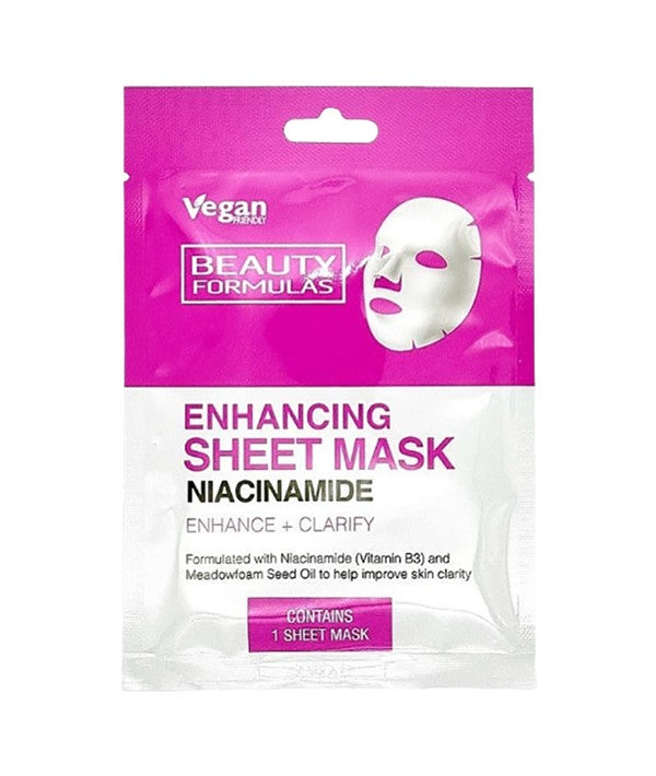 Beauty Formulas  Enhancing Niacinamide Sheet Mask