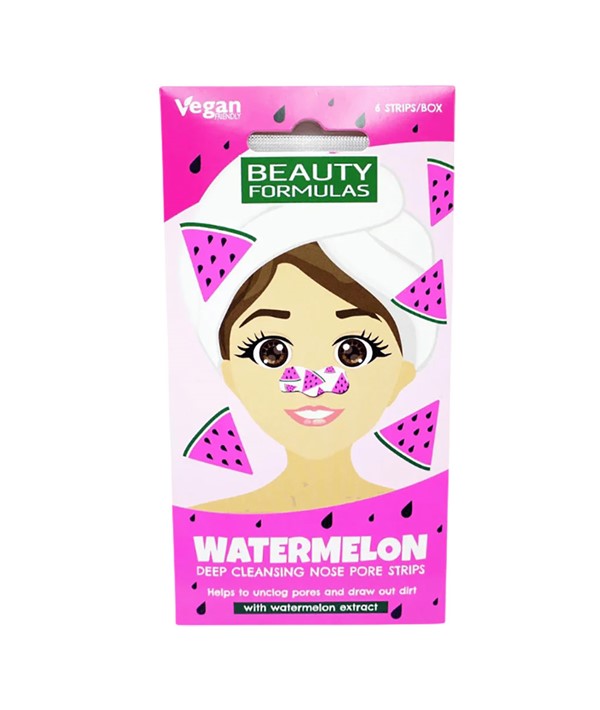Beauty Formulas  - Watermelon Deep Cleansing Nose Pore Strips