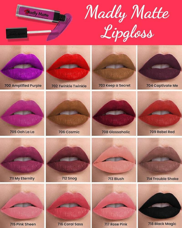 Beauty Forever BF Madly Matte Long Lasting Lip Gloss 712