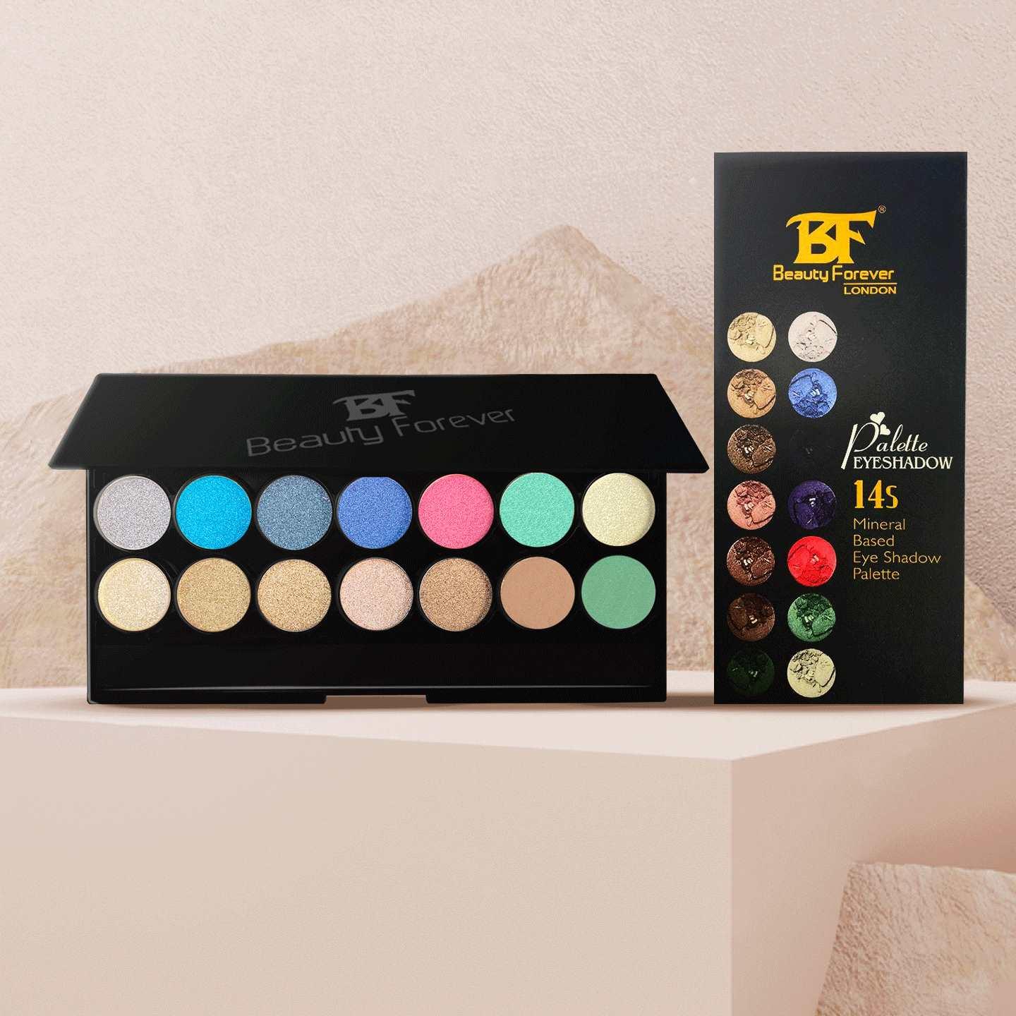 Beauty Forever BF Mineral Based 14S Eye Shadow Palette 103